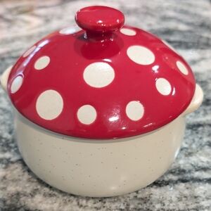 World Market Ceramic Mushroom Crock